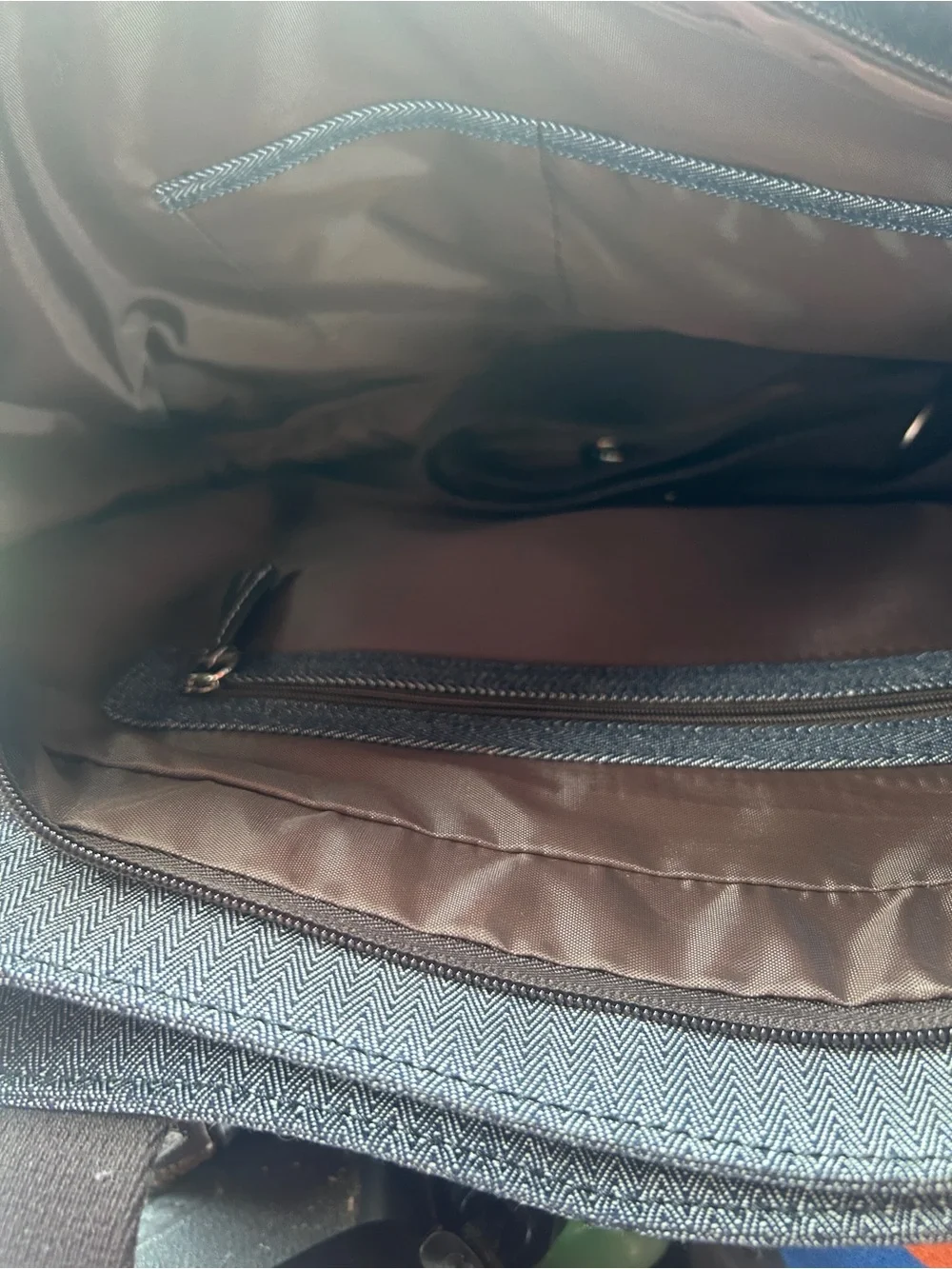 Herringbone Pattern lap top bag choice of free bag charm